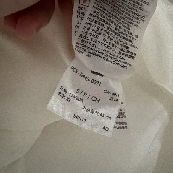 Levis Women S White Denim Casual Slim Button Front Original Trucker Jean Jacket - Picture 11 of 13